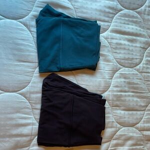 GUC Petrol Blue (?) 25” Align & Fair UC Plum Shadow (?) 25” Align both size 6